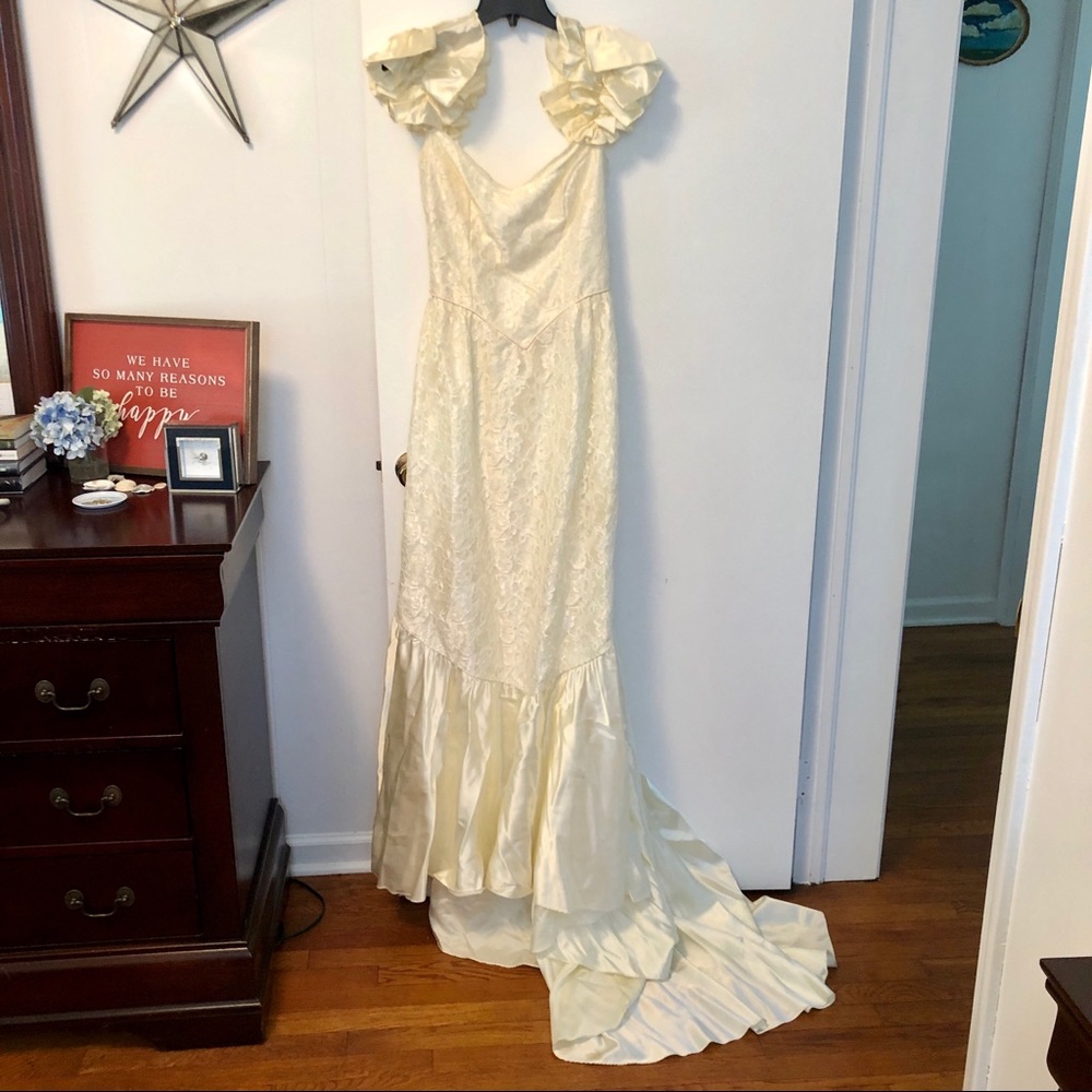Vintage ILGWU Dance-Allure Alfred Angelo Gown S 4